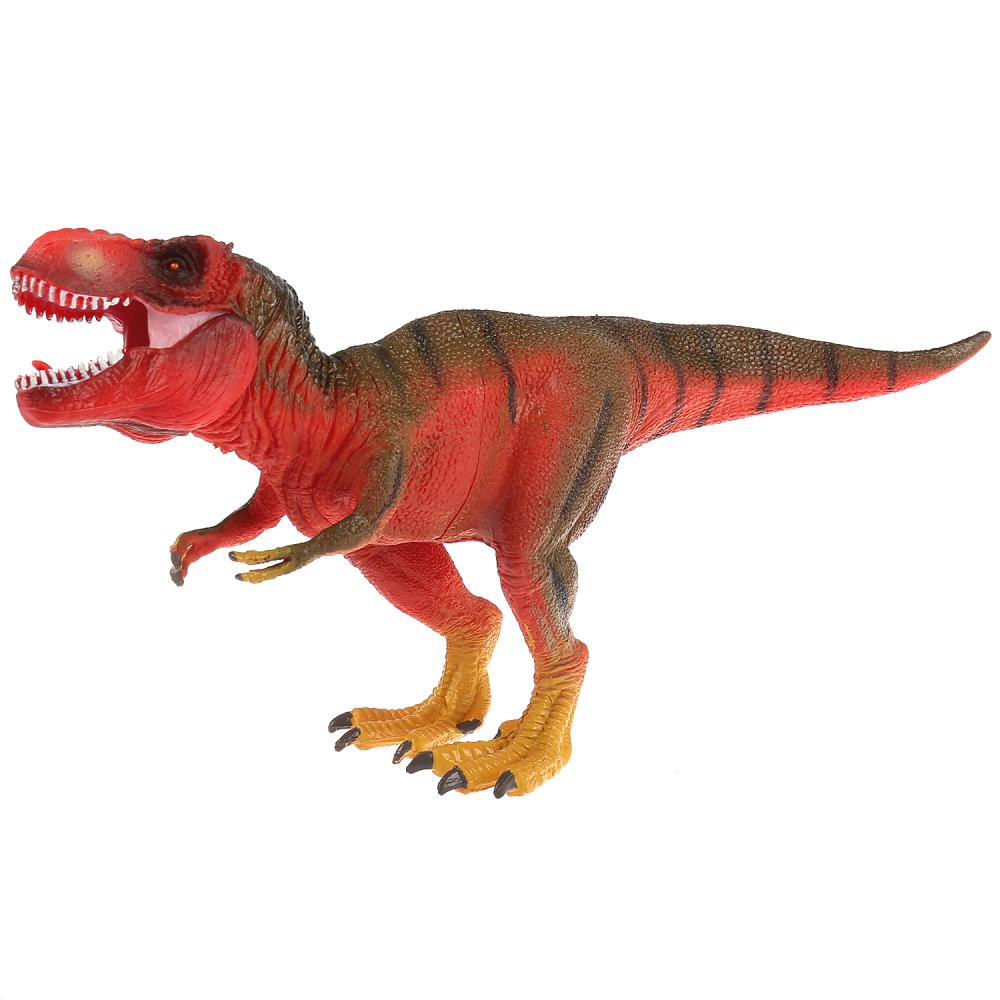Jeu en plastique pour le dinosaure Tirannosavp 27*9*13cm, contenu dans le paquet. dans le cor.2*36шт