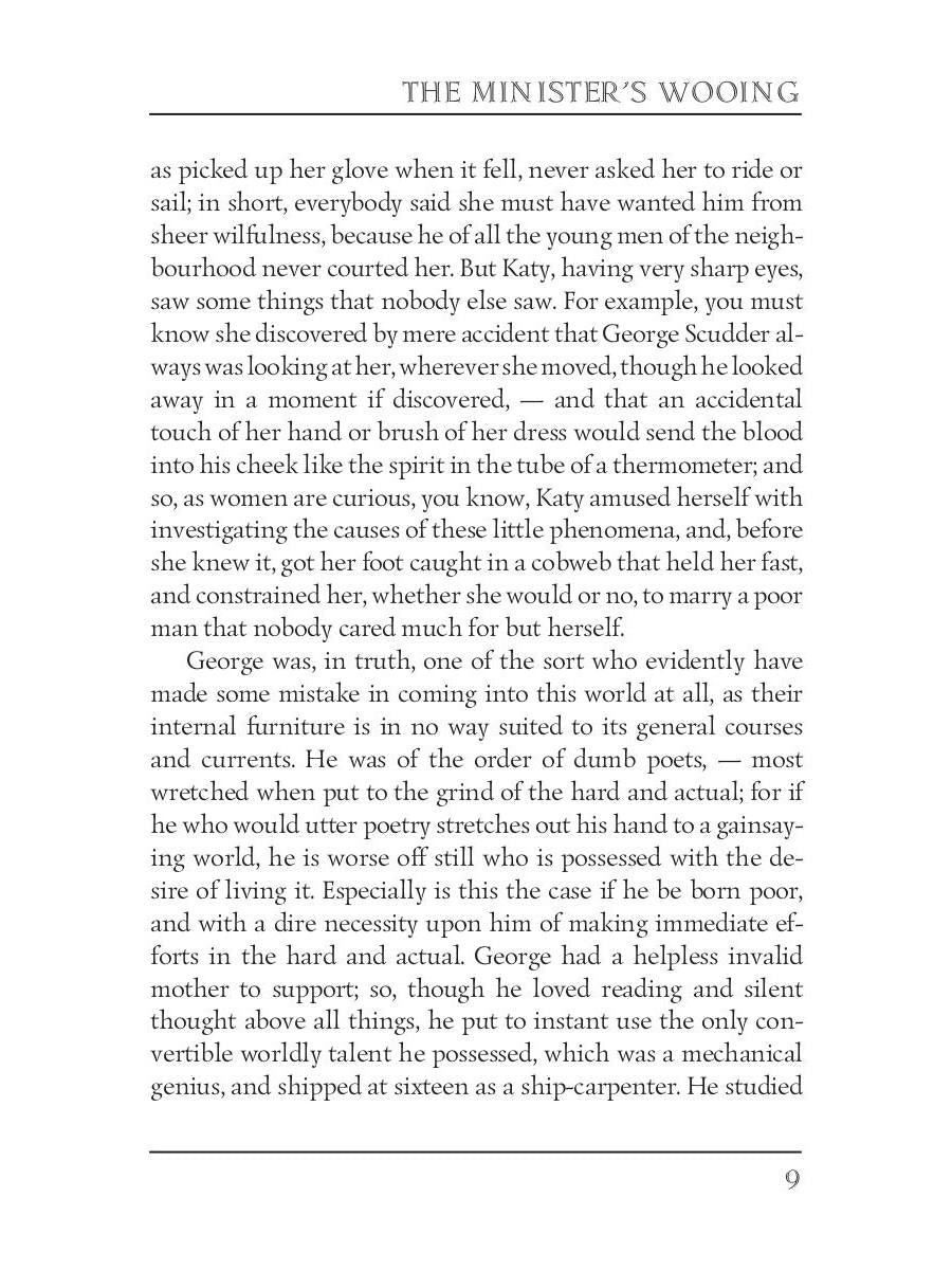 The Minister's Wooing = Сватовство священника