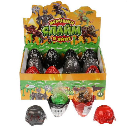 Игрушка "играем вместе" слайм в яйце с фигуркой рыцаря, в дисплее (русс. уп.) уп-12шт в кор.2*8уп