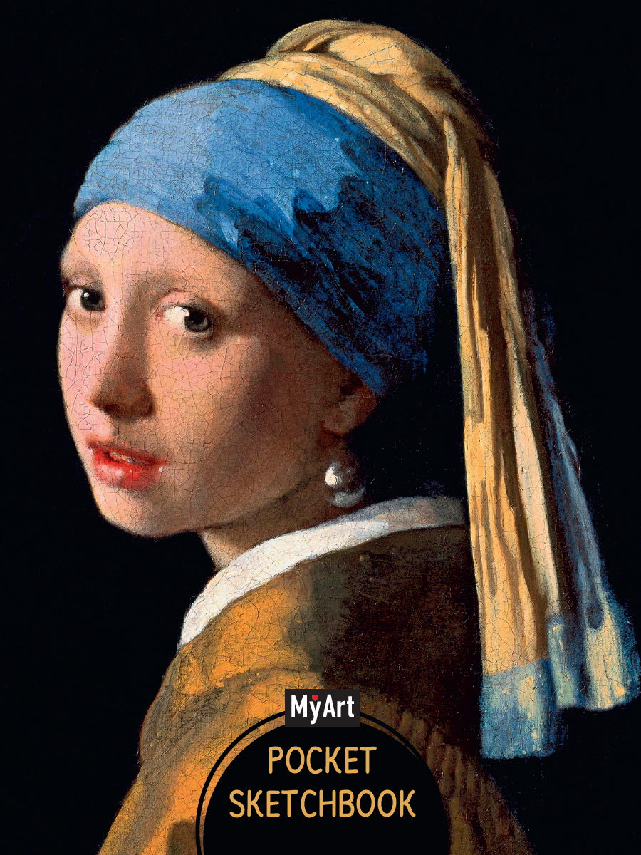Mon Art. Poche СКЕТЧБУК. ЯН ВЕРМЕЕР. ДЕВУШКА С ЖЕМЧУЖНОЙ СЕРЁЖКОЙ