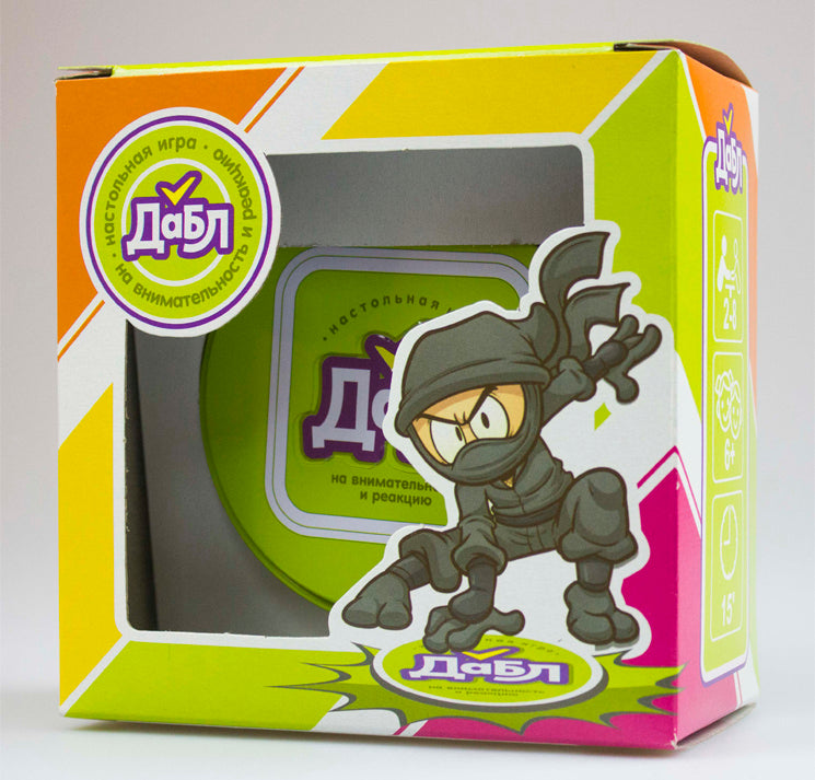 ИГРА НАСТОЛЬНАЯ "ДАБЛ" в кор.24шт