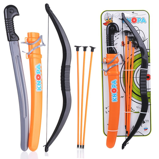 KNOPA. Набор оружия "Кочевник" (сабля, лук, 3 стрелы) арт.87016 /10 (Пластмастер)