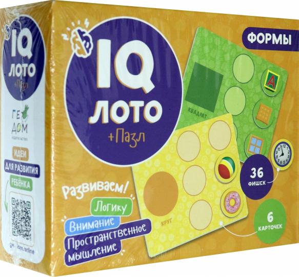 IQ Loto. Formes. 6 cartes 36 poissons. ГЕОДОМ (ISBN non)