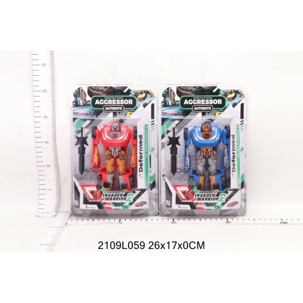 La machine-robot est disponible dans un assortiment. sur la carte. dans le cor.2*72шт