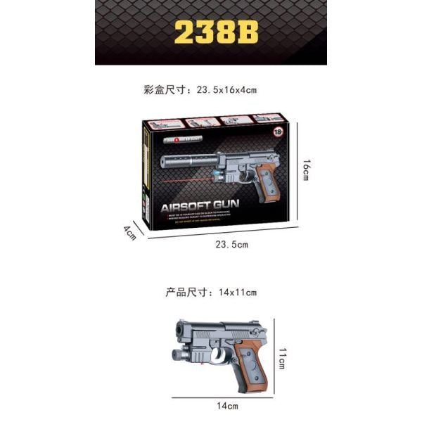 Pistolet avec laser. Il s'agit d'un téléphone avec le téléphone 238B en cor. dans le cor.2*60шт