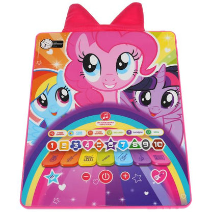 Сенсорный планшет.7 песен из м/ф, 9 режимов, текстильные вставки, "my little pony" "Умка" в кор.40шт
