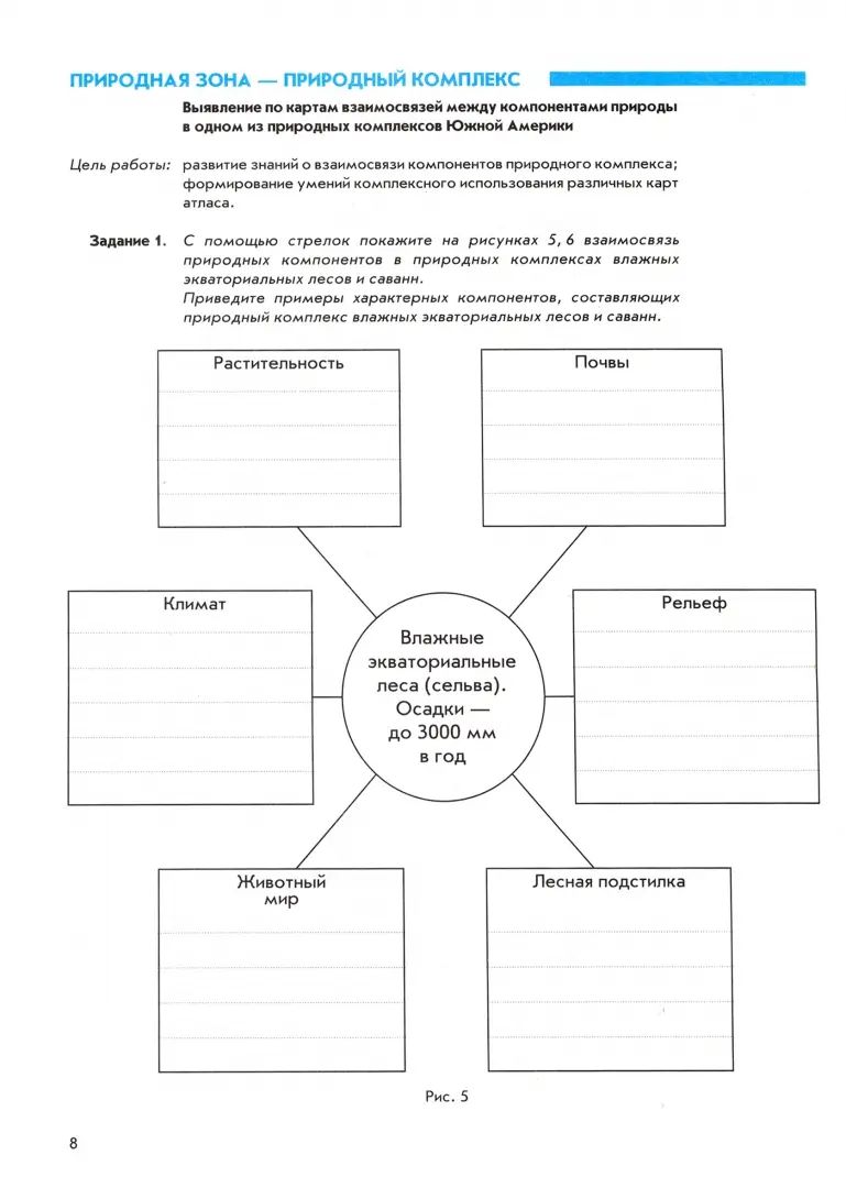 География материков и океанов 7кл [Р/т+к/к]