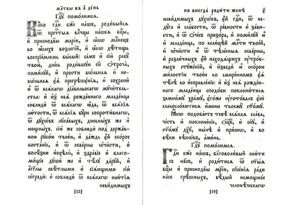 Trebnik. 2 heures. (репринтное изд., золот.тиснен.)