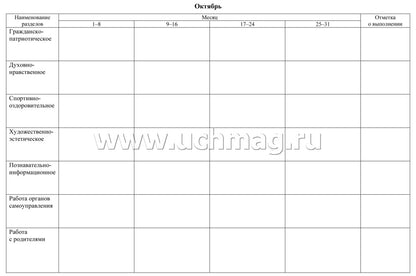 Рабочая тетрадь классного руководителя. (Формат А4, блок писчая пл. 60, обложка бумага офсетная пл. 160). 64 стр.