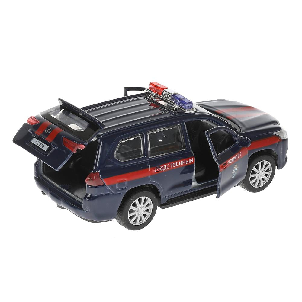 Machine en métal CHEVROLET TAHOE/LEXUS LX570 12 cm, double, bagage, moteur, assortiment. Технопарк уп-12шт в кор.6уп