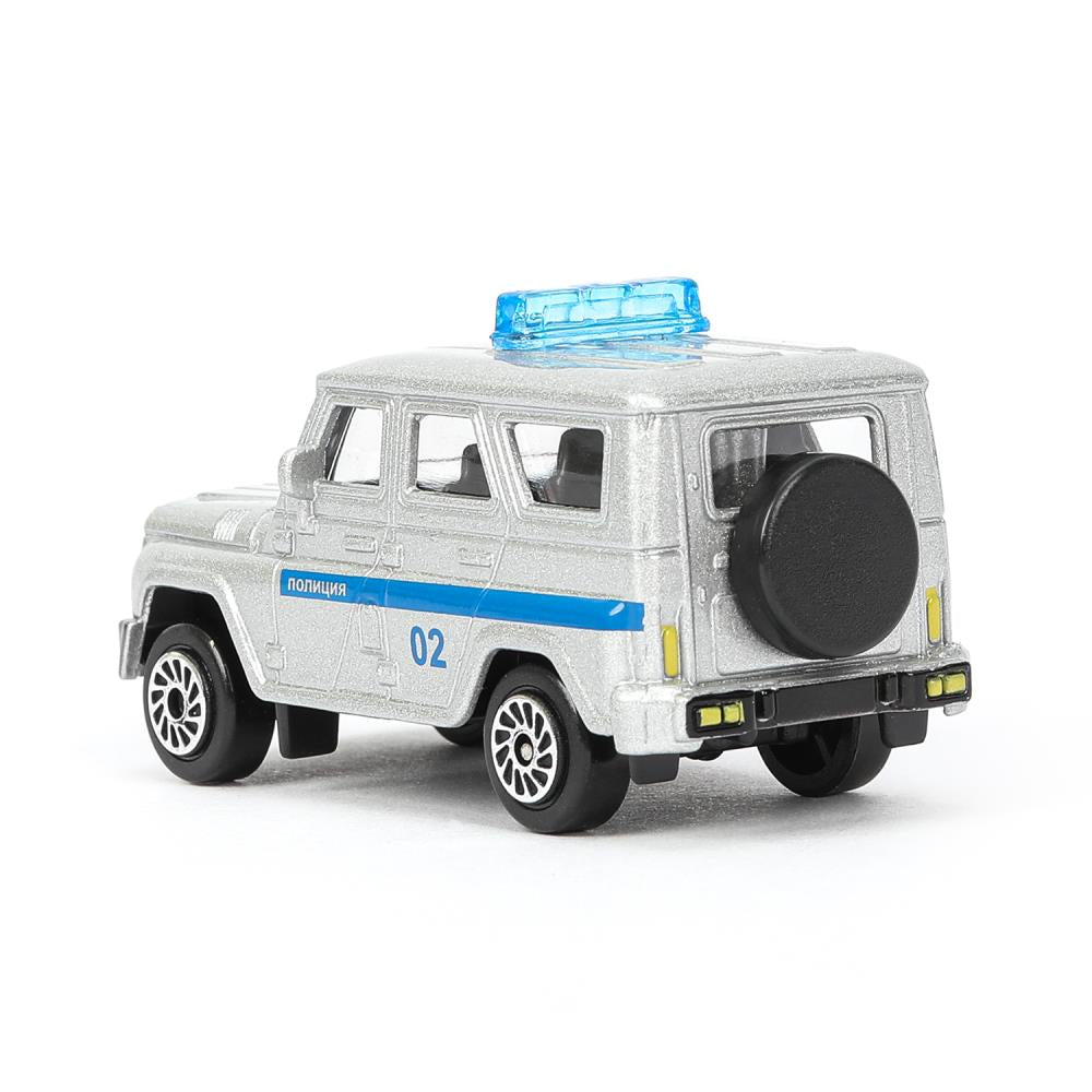 Машина металл UAZ СПЕЦТЕХНИКА 7,5 см, в ассортименте, блистер. Технопарк в кор.3*96шт