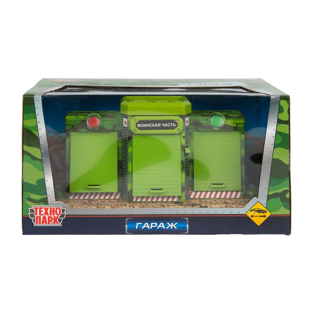 Игрушка пластик ворота+1 машинка, ВОЕННАЯ,кор. Технопарк в кор.24шт