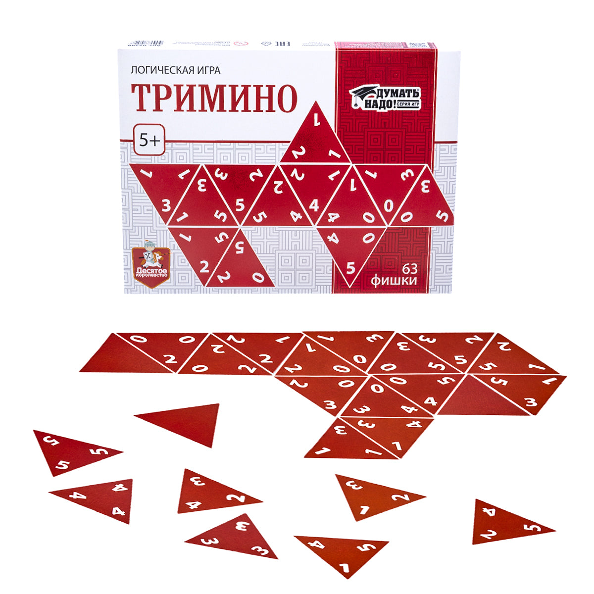 Игра настольная логическая "Тримино"