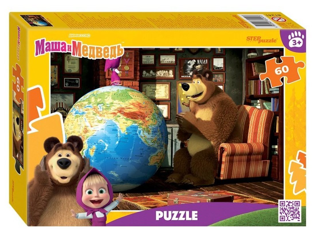 81241 Mosaïque "puzzle" 60 "Маша и Медведь (нов.)"