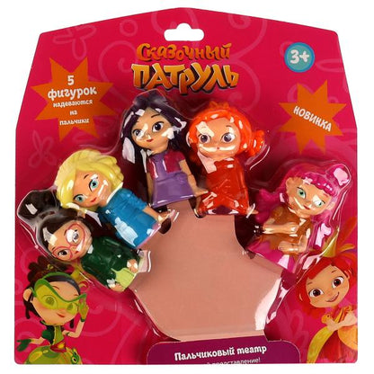 SP-06AH Игрушка пластизоль для купания пальчиковый театр 7 см "сказочный патруль" КАПИТОШКА в кор.2*