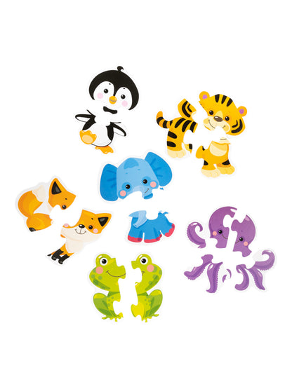 Jouets pour bébé, 6 figurines, "Зверята"