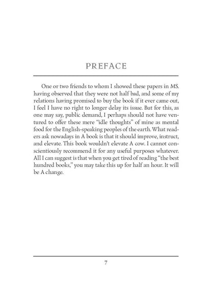 Idle Thoughts of an Idle Fellow 1 = Праздные мысли праздного человека 1: на англ.яз