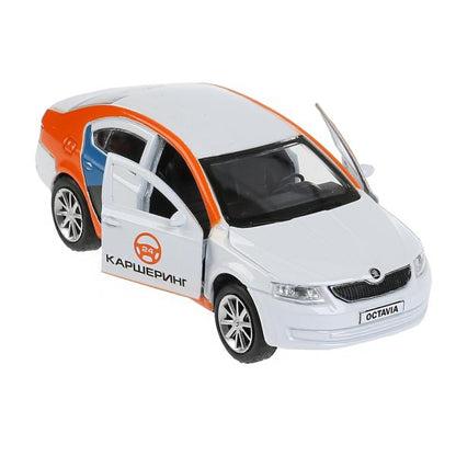 Machine en métal "skoda octavia karshering" 12 cm, ouverte, inerte., bel dans le cor. Parc technologique en cor2*36шт