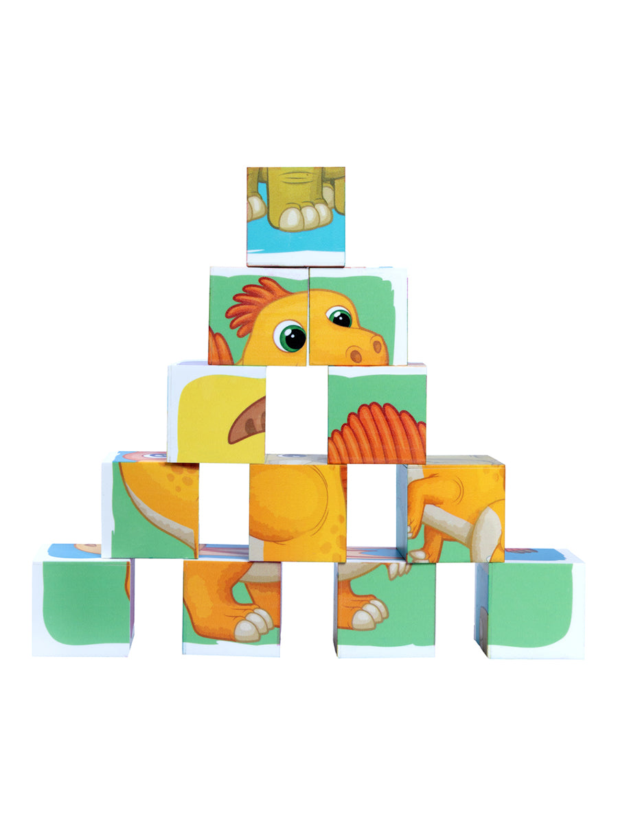 Кубики "Динозавры" 12 шт Baby Toys