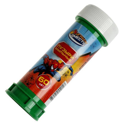 Мыльные пузыри супер герои 60мл, дисп.23*23*11см ИГРАЕМ ВМЕСТЕ уп-36шт в кор.6уп