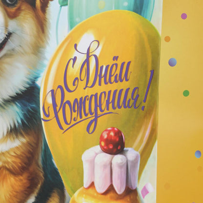 Paquet de nourriture pour animaux de compagnie Paquet de nourriture pour chiens, chats de corgi pour chien de compagnie, en cor.10*12