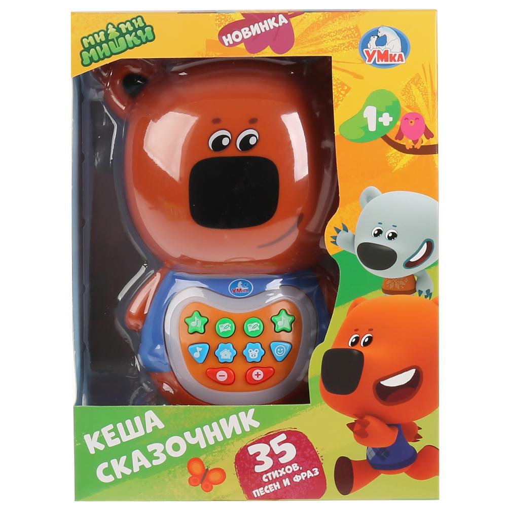 Кеша-сказочник МИМИМИШКИ на бат., свет+звук, руссифиц. в русс. кор. Умка в кор.2*24шт