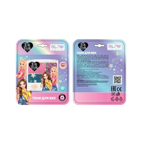 Косметика ДЛЯ ДЕВОЧЕК тени для век, 6,5 г. TIK TOK GIRL en cor.30*12шт