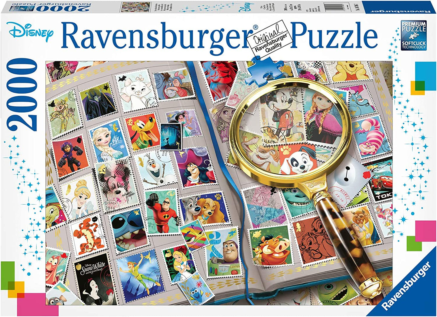 Ravensburger. Пазл карт. 2000 "Альбом с марками" арт.16706
