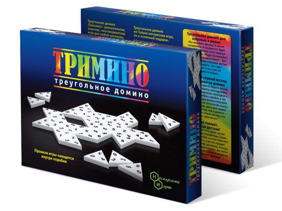 Игра "Тримино" (треугольное домино) арт.7059 /14 - c 05 сентября