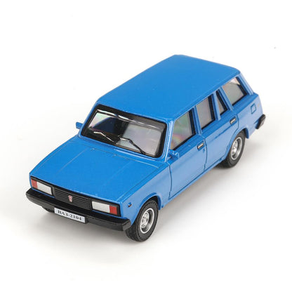 Машина металл LADA lada 2104 длина 10,5 см, инерц, синий, кор. Технопарк в кор.2*36шт