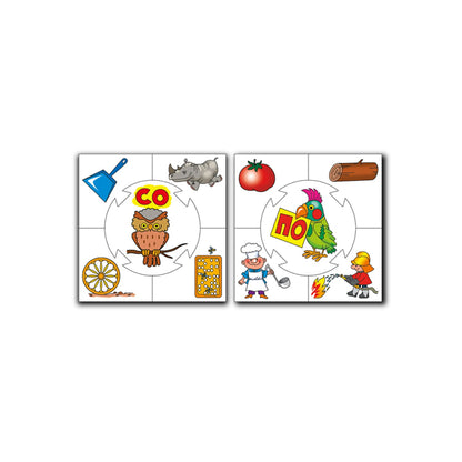 СЛОГИ. НАСТОЛЬНАЯ ИГРА СЕРИИ "УЧИСЬ, ИГРАЯ!" 00075 в уп.10шт