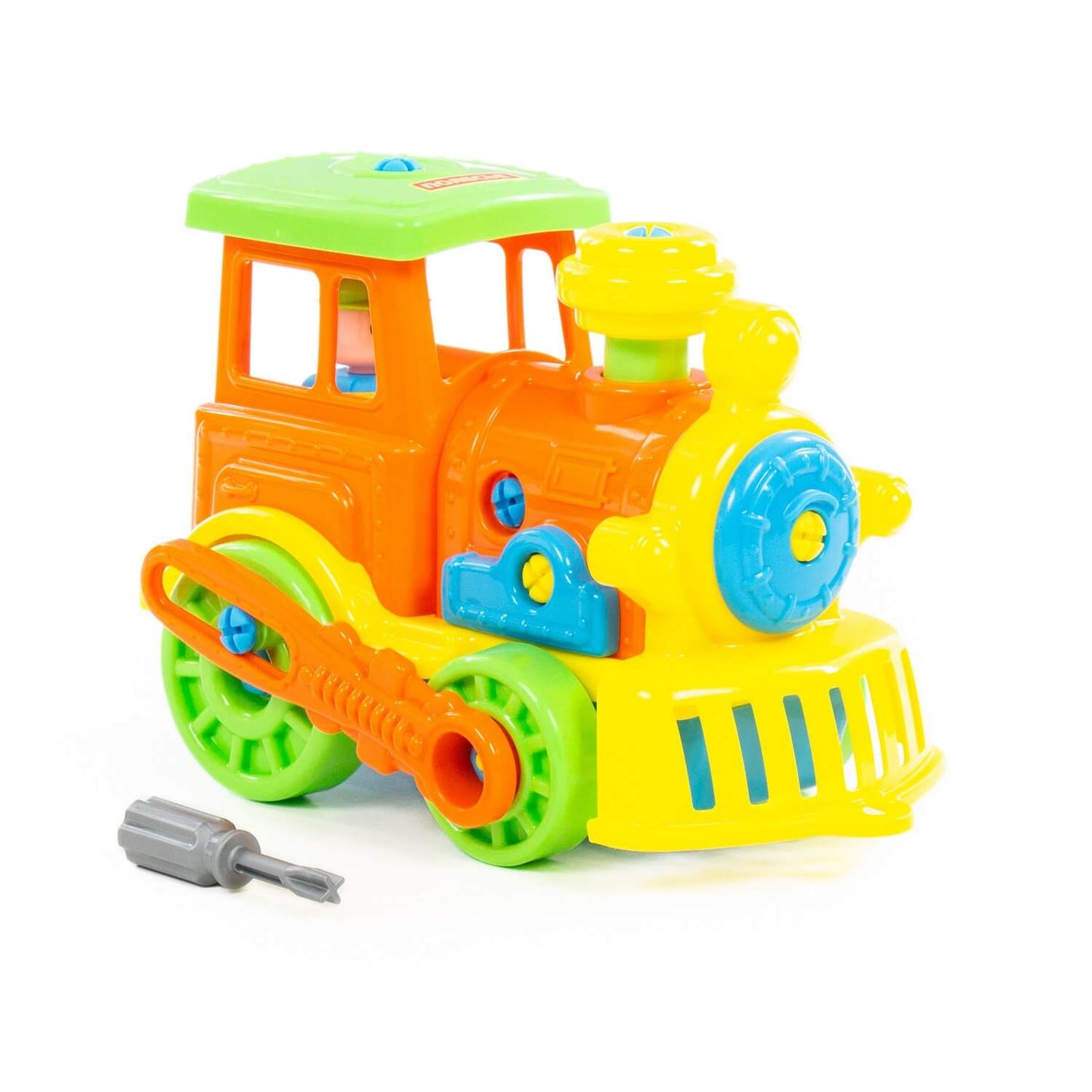 Полесье. Конструктор-транспорт "Паровоз" арт.71255 (48 элементов) (в сеточке) /9