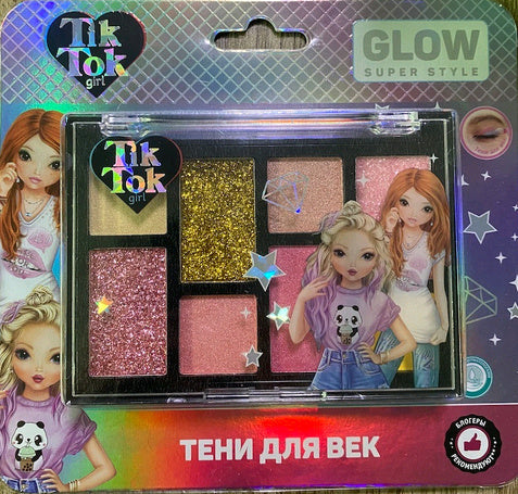 Косметика ДЛЯ ДЕВОЧЕК тени для век,7 г. TIK TOK GIRL в кор.30*12шт