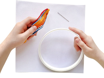 Набор для творчества. Вышивка "Котенок" (с пяльцами)