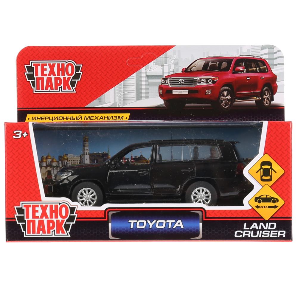 CRUISER-BK 262771 Véhicule en métal TOYOTA LAND CRUISER pour 12,5 cm, double, acier, noir, cor. Technologie