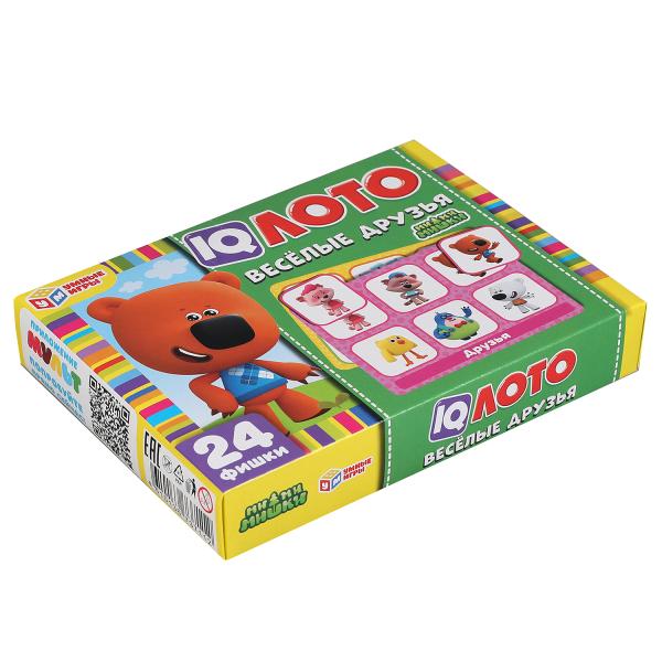IQ-loto. Ми-ми-мишки. Веселые друзья. Korobka 138х189х32 mm, 24 poissons en plastique dans la cor.24шт