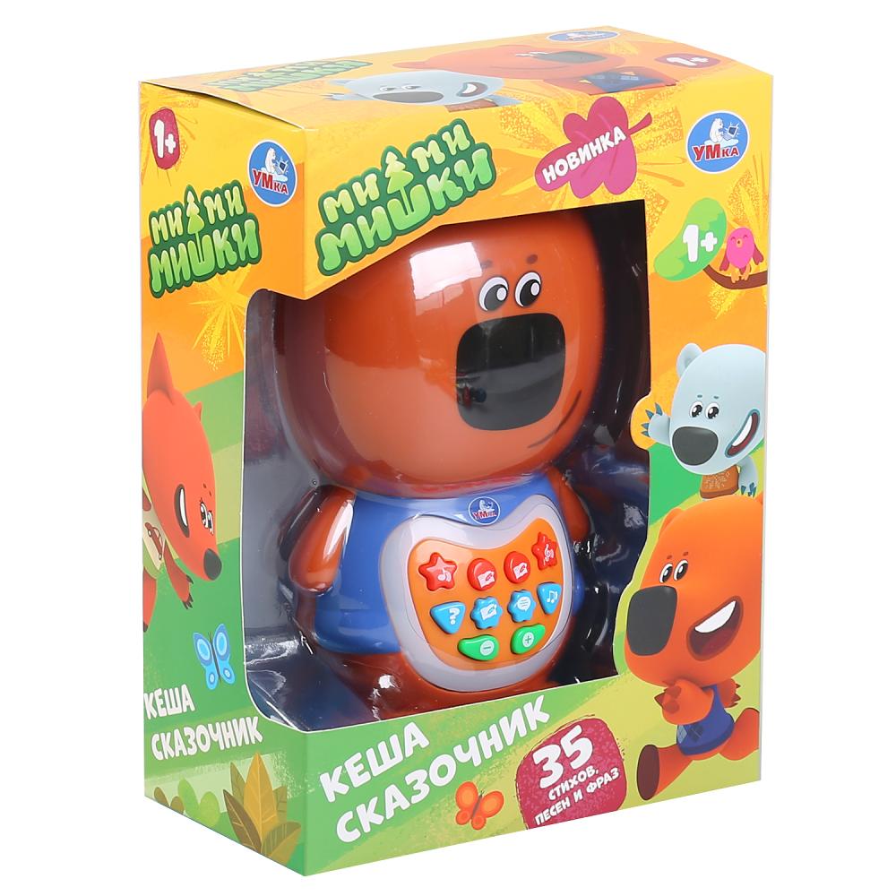 Кеша-сказочник МИМИМИШКИ на бат., свет+звук, руссифиц. в русс. кор. Умка в кор.2*24шт