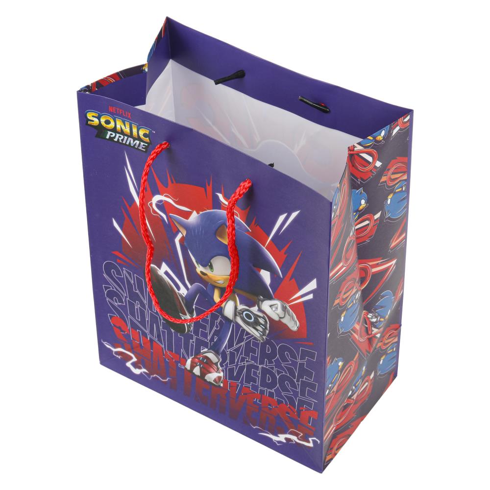 Пакет подарочный МАТОВЫЙ Sonic m, 18*23*10 см ЧУДО ПРАЗДНИК в кор.12*12шт
