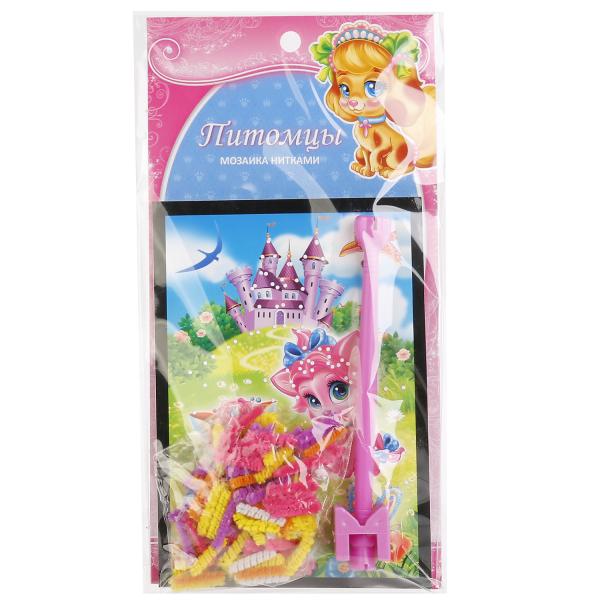 НАБОР Д/ТВОРЧЕСТВА "MULTIART" МОЗАИКА НИТКАМИ, ПИТОМЦЫ В ПАК. (РУСС. УП.) УП-24ШТ в кор.16уп