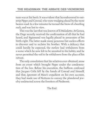 The Headsman: The Abbaye des Vignerons = Палач, или Аббатство виноградарей. Т. 10: на англ.яз