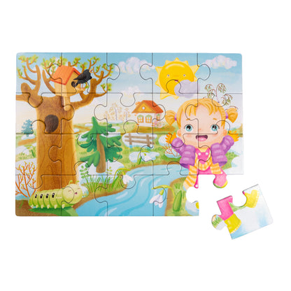 Пазл First Puzzle 4 в 1 "Времена года" Baby Toys