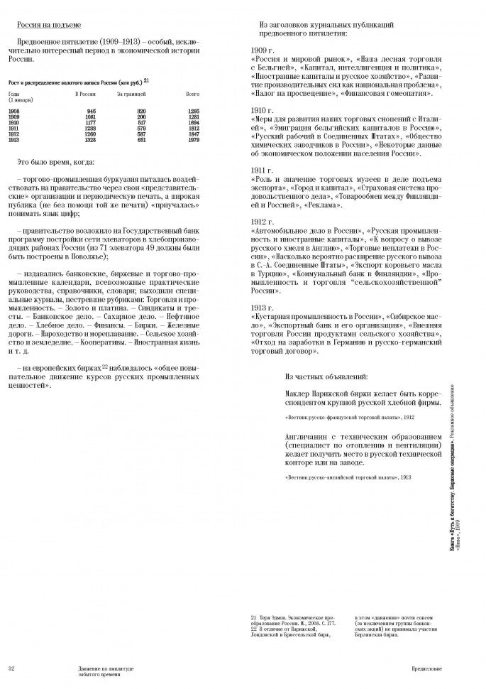 Золотой запас империи. О капитале, коммерции и деловой жизни России конца XIX — начала XX века»