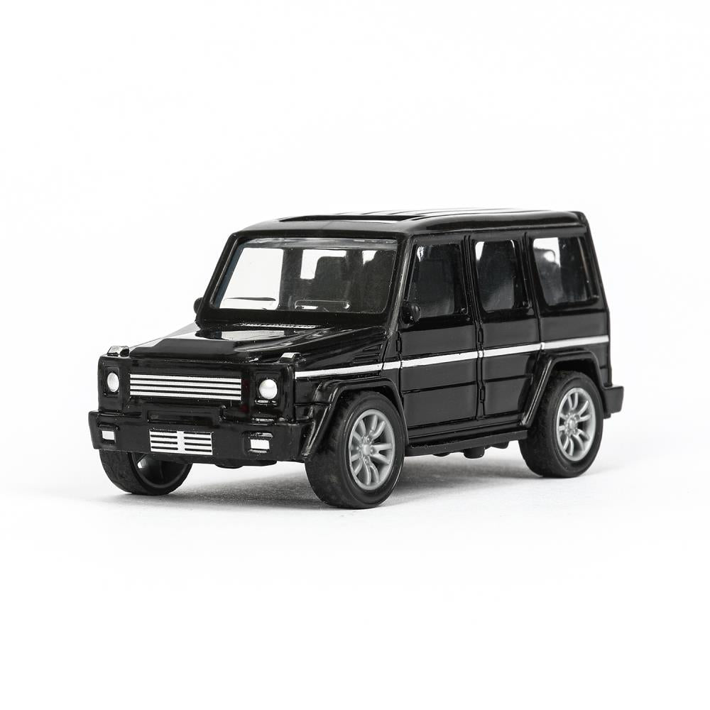 Машина пластик MERCEDES-BENZ G-CLASS 10,5 см, инерц, черный, кор. - в кор.2*120шт