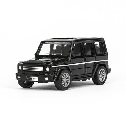 Машина пластик MERCEDES-BENZ G-CLASS 10,5 см, инерц, черный, кор. - в кор.2*120шт