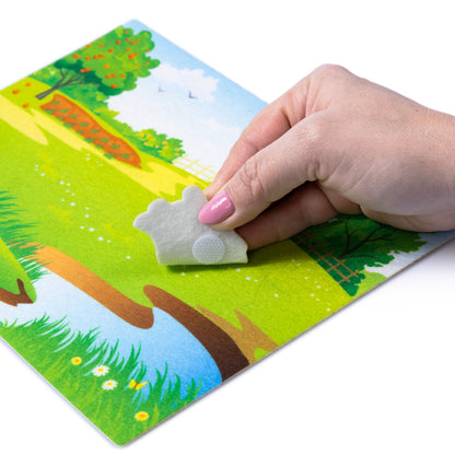 Набор из фетра на липучках "Ферма" (европодвес)