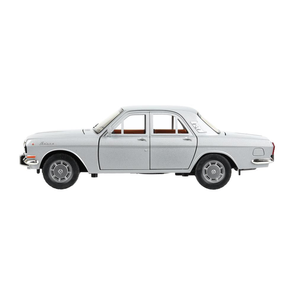 ГАЗ 2401 свет-звук 19,7 cm, дв, кап, баг, ин, серый Технопарк в кор.2*24шт