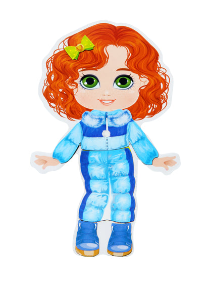 Игра магнитная "Одевашки. Анюта". Серия Магнитные истории (европодвес)