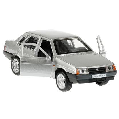 Machine en métal LADA-2108/21099 АВТОКЛАССИКА 12 см, двер, баг,ин,асс,disп. Технопарк уп-12шт в кор.6уп