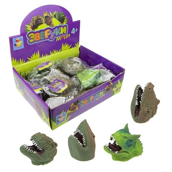 Зверуки. Le jeu pour le voyage "Динозавр" mini 4 вида в ASSORTT. ART.Т24906 /16
