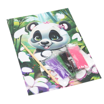 Application pour un jouet en forme de panda 17*23 cm pour un poids de 100 pièces
